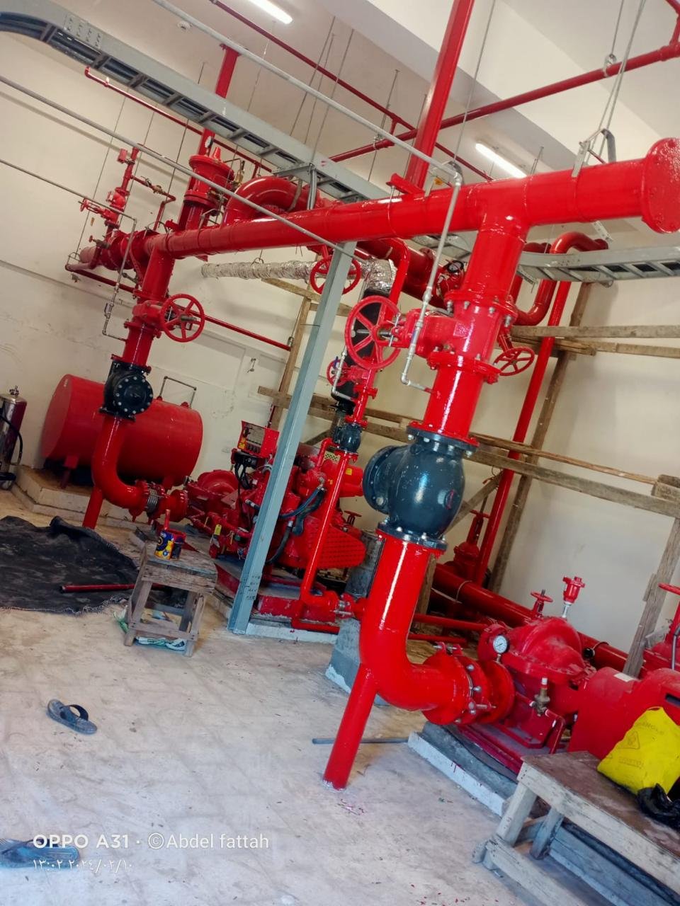 Fire fighting room