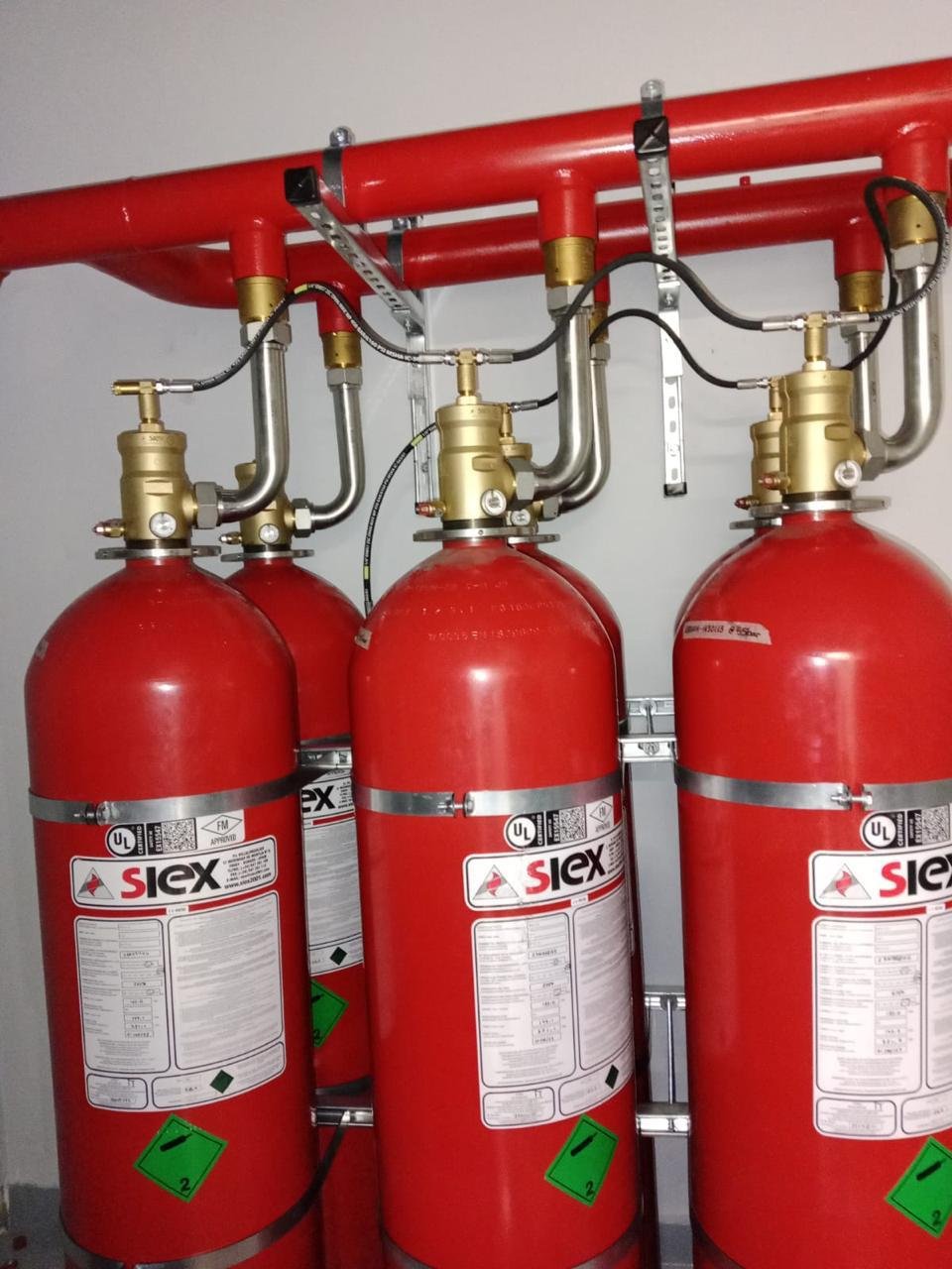 Fire suppression cylinders